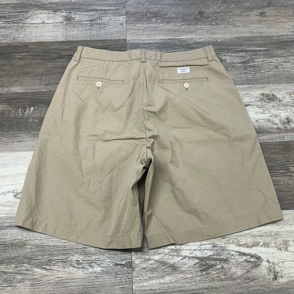 Vineyard Vines Shorts Beige Mens 33 Golf Chino Links Flat Front Casual Preppy - Picture 2 of 11